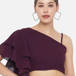OTIRA Women One Shoulder Crop Top-image-80