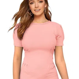Fashion Care Women Puff Sleeves Regular Top-picture-18