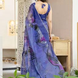 Satrani Geometric Printed Saree image 3