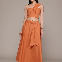 Label Ritu Kumar Top With Skirt Co-Ord Set-picture-33