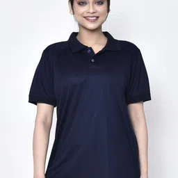 RAPL Women Polo Collar Pockets T-shirt-picture-34