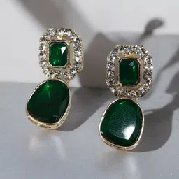 Women Click Set Of 2 Stone-Studded Jewellery Set image 5