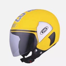 Studds Yellow Xtra Large (600 mm) Open Face Helmet, Cub 07 Decor-picture-46