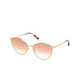 Tom Ford Women Brown Lens & Gold-Toned Oversized Sunglasses with-picture-35