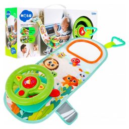 SANJARY Baby Car Steering Wheel with Lights Music Indicator and Horn Pretend to Drive Toy Playing at Car for kids color design may vary-picture-2