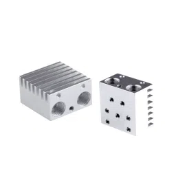 3D Printer 2 in 1 J-Head Heat Sink V6 Extruder Double Head Aluminum Block Heatsink for E3d 3D Printer-picture-13