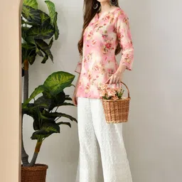 HARIKS Printed Round Neck Tunic & Trousers Co-Ords image 5