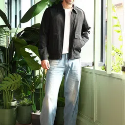 Campus Sutra Men Lightweight Open Front Jacket image 3