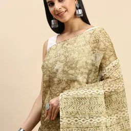 SHANVIKA Ethnic Motifs Pure Cotton Saree-picture-13