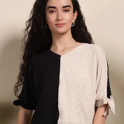 The Dry State Colourblocked Kimono Sleeve Top image 1