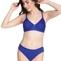 Liigne Pack Of 4 Everyday Padded Bra Pure Cotton Lingerie Set image 5