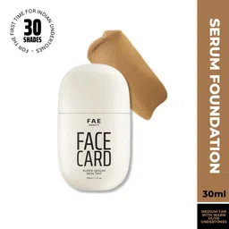 FAE BEAUTY Face Card Super Serum Skin Tint Foundation -30 ml- 50O - Warm Olive-picture-26