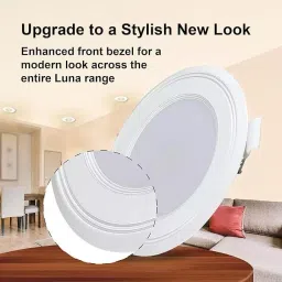 Havells 9 W Luna LED JB Downlight Round Shape Red Emitting Color, 71 mm Cutout x 40 mm Height, LHEBAZPAUZ1W009 image 4