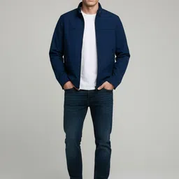 Celio Men Lightweight Biker Jacket image 5