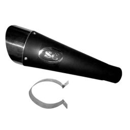 RA Accessories Black SC Silencer Exhaust for Bajaj Avenger 220 DTSi-picture-44