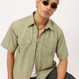 Kook N Keech Essential Edge Oversized  Flap Pocket Shirt image 2