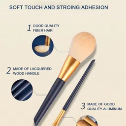 PURRPALAX Set Of 13 Makeup Brush Set With Leather Box image 4