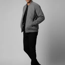 Mast & Harbour Men Lightweight Bomber Jacket image 4