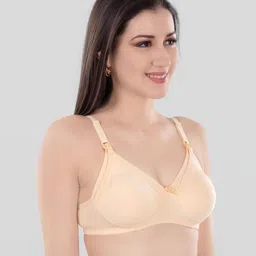 Digsel Cool Cotton Beige Maternity Cotton Bra image 5