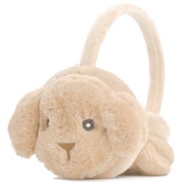 ZQBIEE Fur Dog Designed Earmuffs - Light Brown-picture-23