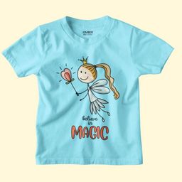 JEMBER Kids Typography Printed Round Neck Pure Cotton Regular Fit Casual T-Shirt-picture-33