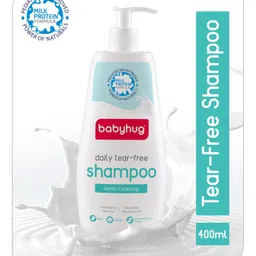Babyhug Milk Protein Formula Daily Tear Free Shampoo Pack of 2 - 400 ml Each image 2