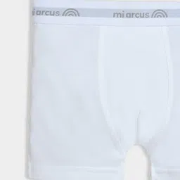 Mi Arcus Cotton Pack of 3 Solid Briefs - White image 5