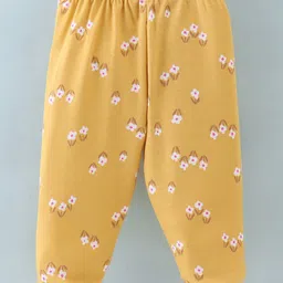 Ben Benny Interlock Bootie Leggings Floral Printed Pack of 2 - Blue & Yellow image 5