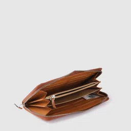 Caprese Women Croc Textured Zip Around Wallet image 4