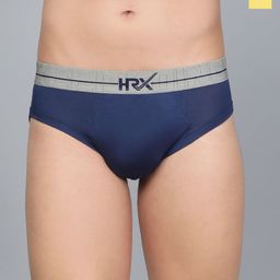 HRX by Hrithik Roshan Pack Of 2 Mid Rise Basic Briefs HRX_BRF_002_RBLU_YLW_2PC-picture-44
