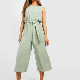 Boohoo Culotte Jumpsuit with Belt-picture-43