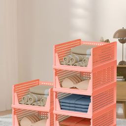 RUBOXA Pink Set of 6 Regular Multi-Utility Organisers-picture-34
