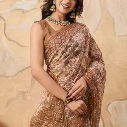 SHANVIKA Paisley Pure Cotton Saree image 3