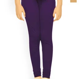 Tik Tok WEARS Girls Pack Of 2 Mid-Rise Churidar Length Leggings-picture-35