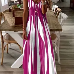 StyleCast Print A-Line Dress image 1