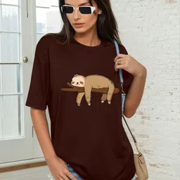 CORSICA Women Printed Applique T-shirt-image-54
