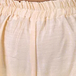 Pehanaava Cotton Woven Full Sleeves Abstract Foil Printed Kurta Pyjama - Red image 5