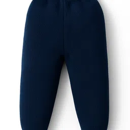 Babyhug Knit Full Sleeves Pullover Sweater Set - Navy Blue image 5