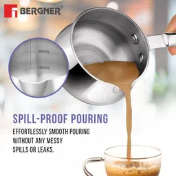 Bergner BE Essentials TriPro Tri-Ply 7 Pcs Cookware Set | Silver image 5