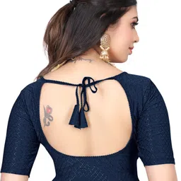 Round Neck Women Blouse-image-3