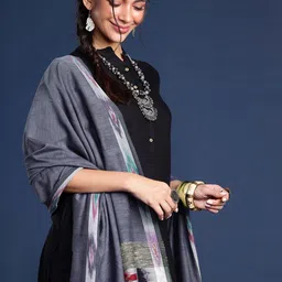 Taavi Woven Design Pure Cotton Dupatta-picture-12