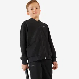 kuikma Boys' Tennis Jacket TJK500 - Black image 1