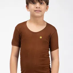 AMUL COMFY Boys Pack Of 5 Cotton Innerwear Vests image 2