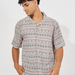 Styli Men Opaque Printed Casual Shirt image 2