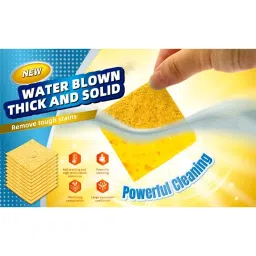 SCHOFIC Soldering Iron Tip Cleaning Sponge 60x60 mm Yellow for Cleaning Oxidation And Debris From Soldering Iron Tips image 4