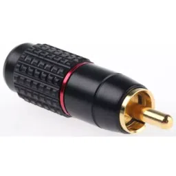 RS PRO Red Cable Mount RCA Plug Gold, 411015-picture-15