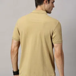 BLACK BUCK Men Solid Pure Cotton Collar Polo T-shirt image 5