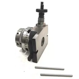 Assorts Rotary Milling Table Set Iron 80 mm (3 Inch) Size 65 mm Chuck Size 3 Jaws Self Centering Chuck M6 Clamp Kit & Small Chuck With Back Plate & Fixing T Nuts Bolts image 4
