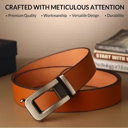 LOOPA Men Leather Formal Belt image 5