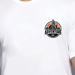 CASUALBUD Graphic Printed Round Neck Running Tshirt image 4